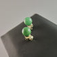 Elegante grüne Jade Ohrstecker – Natürliche Schönheit in zeitlosem Design