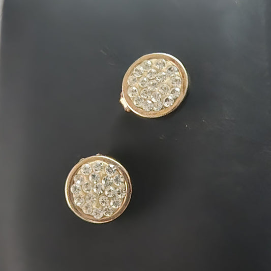 Elegante Roségold Ohrringe mit Strass – Glamouröser Glanz für jeden Anlass