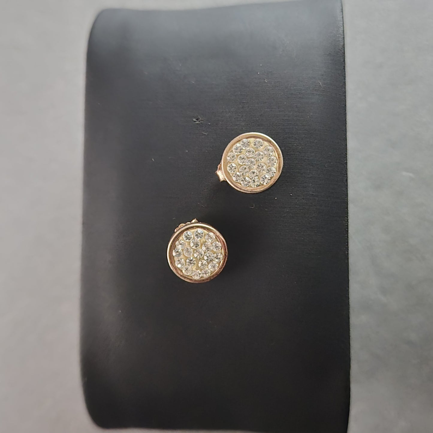 Elegante Roségold Ohrringe mit Strass – Glamouröser Glanz für jeden Anlass