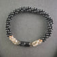 Elegantes Perlen-Set: Halskette und Armband mit schwarzem Onyx