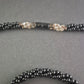 Elegantes Perlen-Set: Halskette und Armband mit schwarzem Onyx