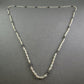 Elegante Vintage-Perlenkette mit Hämatit-Akzenten – Zeitlose Raffinesse
