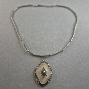 Elegante Vintage-Silberkette mit Anhänger – Zeitlose Eleganz aus 835 Silber