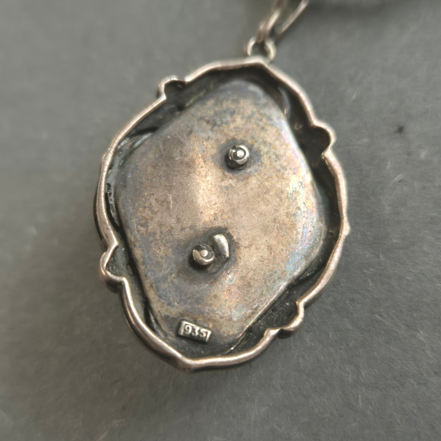 Elegante Vintage-Silberkette mit Anhänger – Zeitlose Eleganz aus 835 Silber