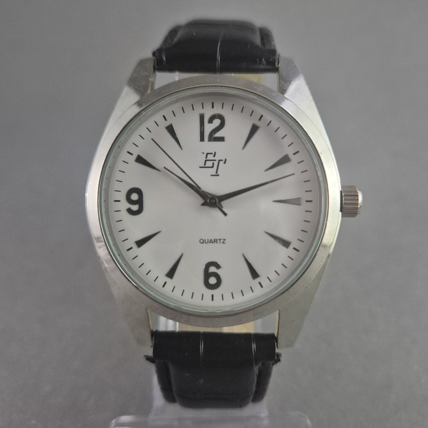 Elegante ET Herrenarmbanduhr – Minimalistisches Design mit Lederarmband