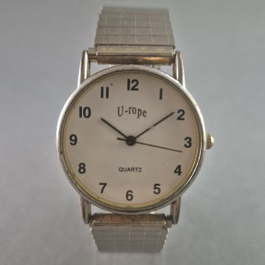 Elegante U-rope Herrenarmbanduhr – Klassisches Design mit Edelstahlarmband