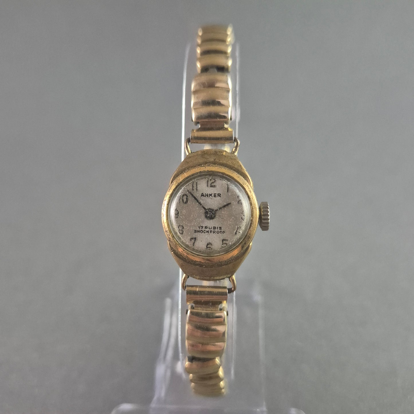 Vintage Anker Armbanduhr – Klassisches Design mit Flexarmband