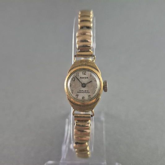 Vintage Anker Armbanduhr – Klassisches Design mit Flexarmband