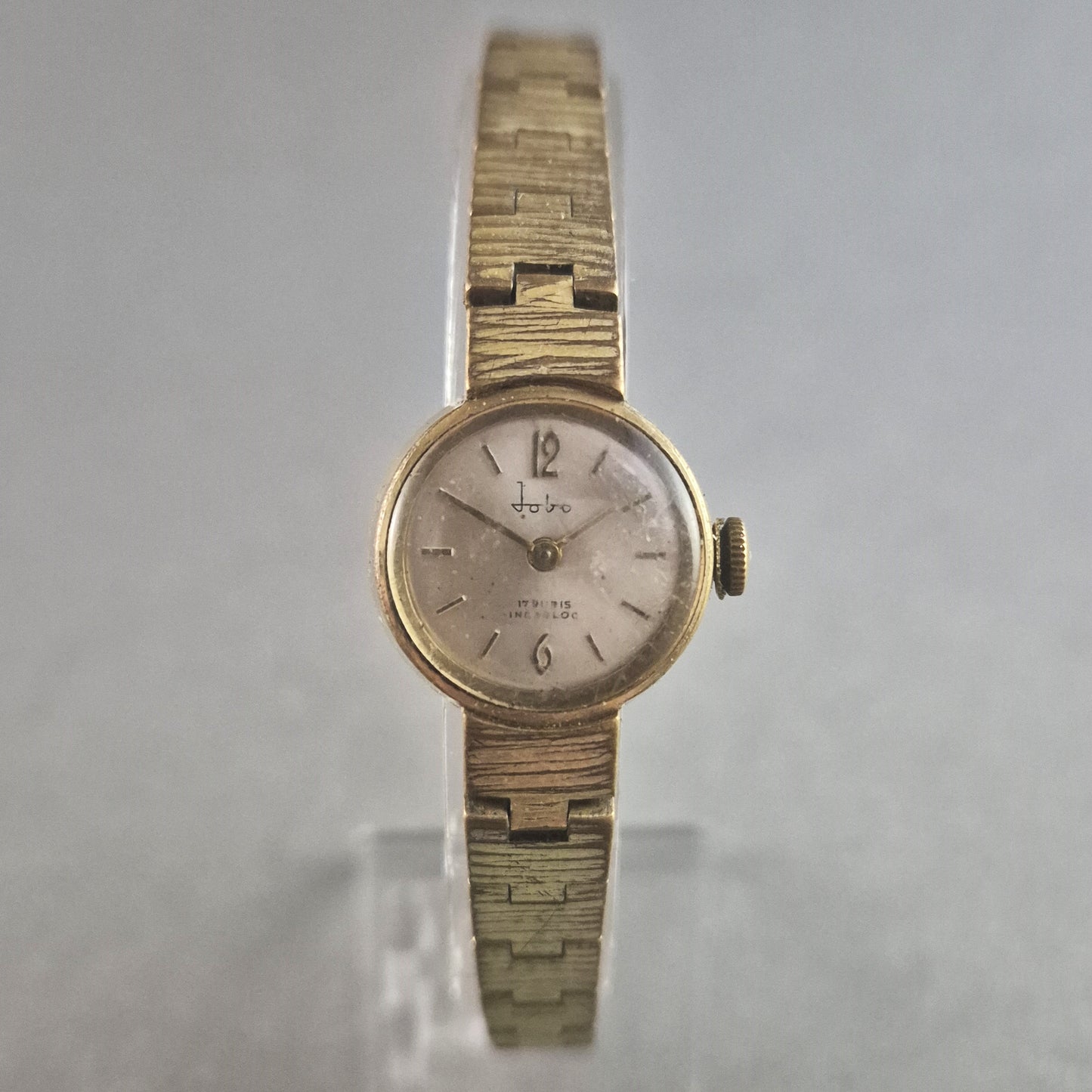 Vintage Jojo Damenarmbanduhr – Zeitlose Eleganz im Gold-Look