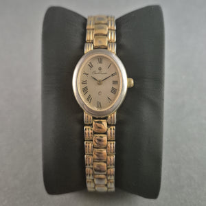 Elegante DuoQuartz Damenarmbanduhr – Klassisches Design mit Römischen Ziffern