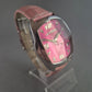 Stylische Chronotech Damenarmbanduhr – Extravagantes Design in Pink
