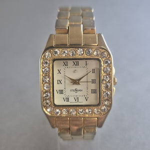 Elegante Stelsman Damenarmbanduhr – Glamouröses Design mit Strasssteinen