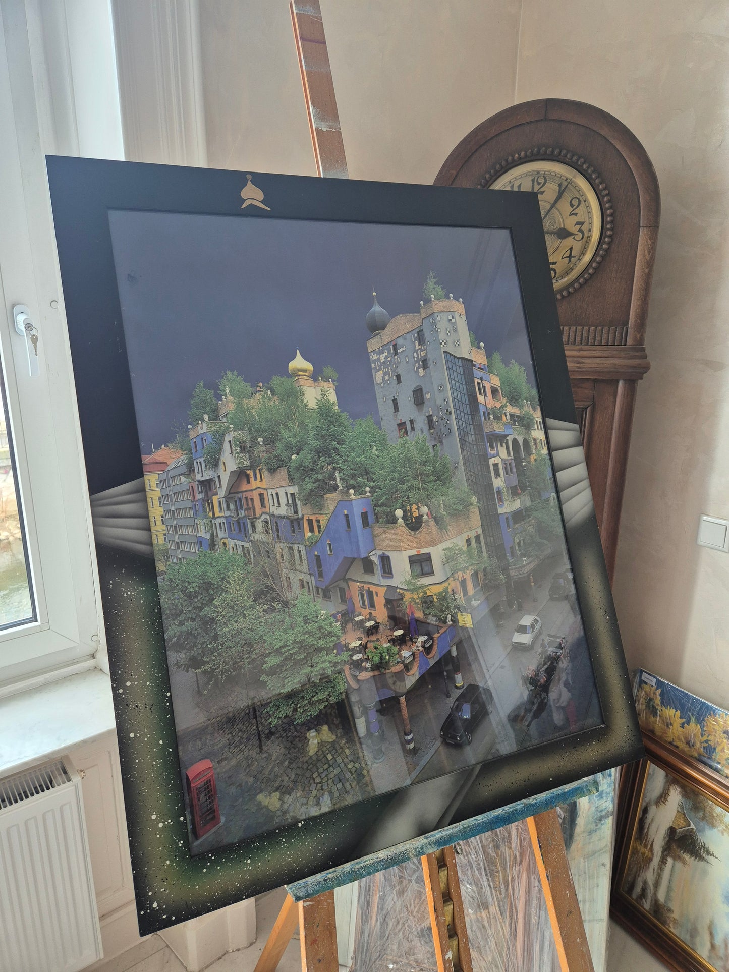 Friedensreich Hundertwasser (1928-2000) Fotografie Kunstdruck 76x57cm