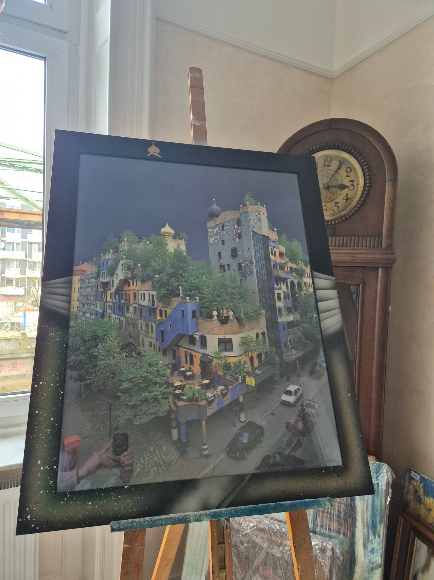 Friedensreich Hundertwasser (1928-2000) Fotografie Kunstdruck 76x57cm