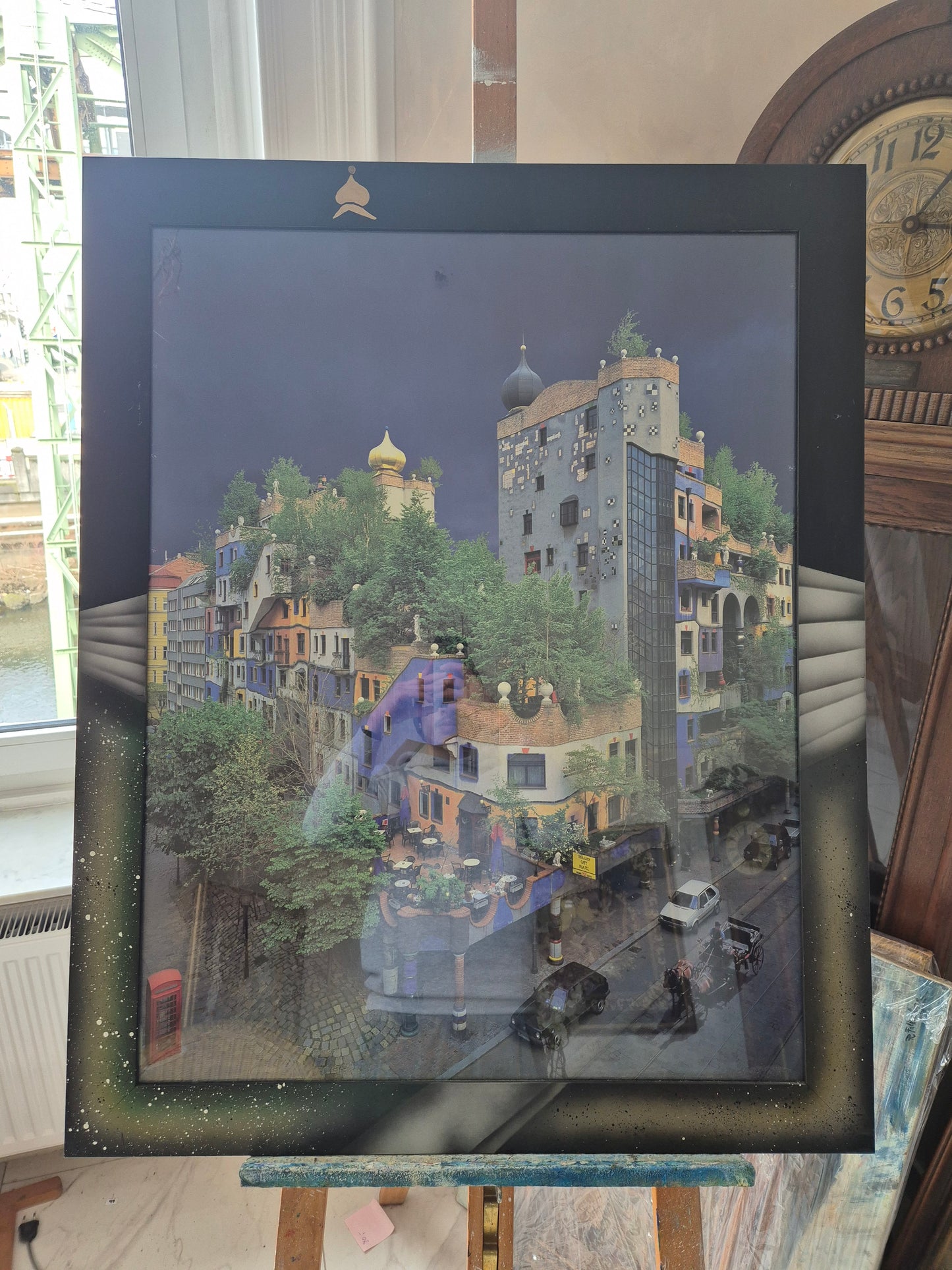 Friedensreich Hundertwasser (1928-2000) Fotografie Kunstdruck 76x57cm