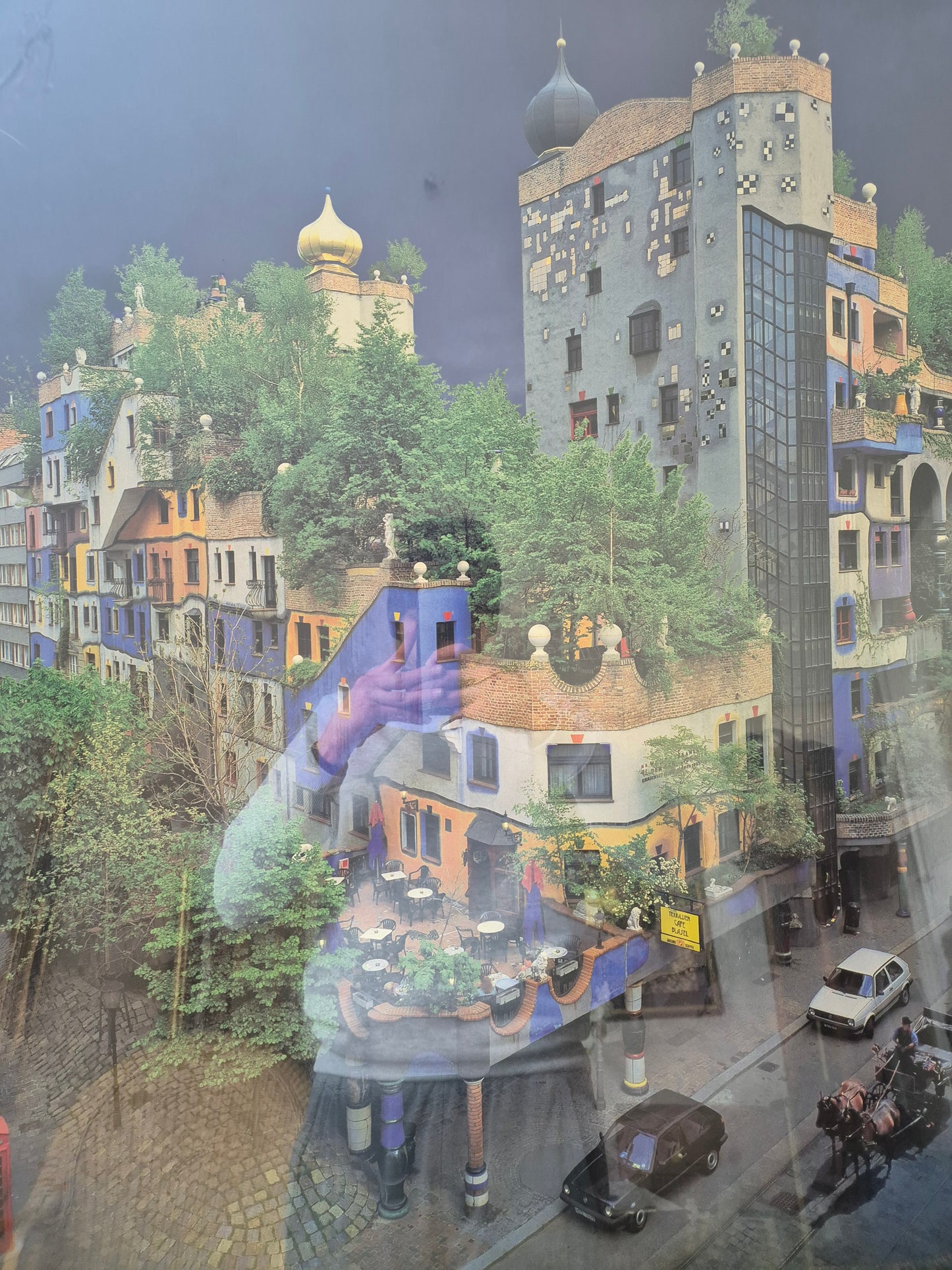 Friedensreich Hundertwasser (1928-2000) Fotografie Kunstdruck 76x57cm