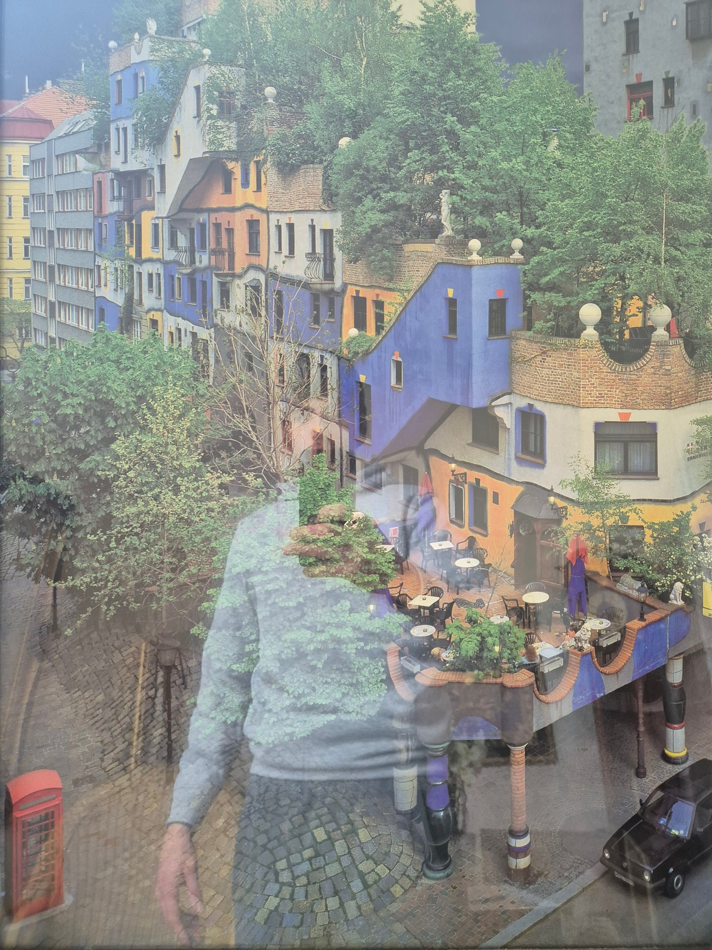 Friedensreich Hundertwasser (1928-2000) Fotografie Kunstdruck 76x57cm