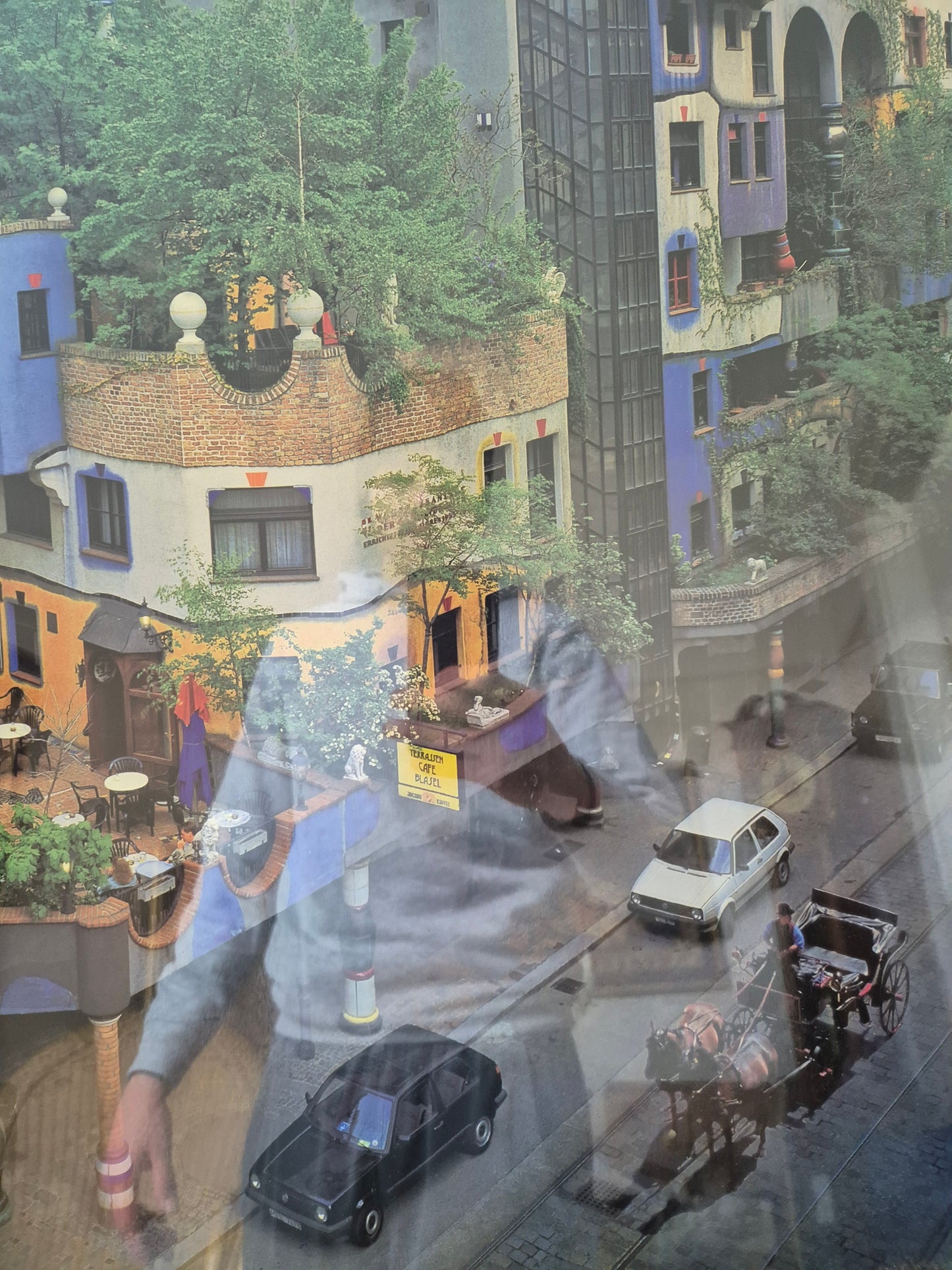 Friedensreich Hundertwasser (1928-2000) Fotografie Kunstdruck 76x57cm