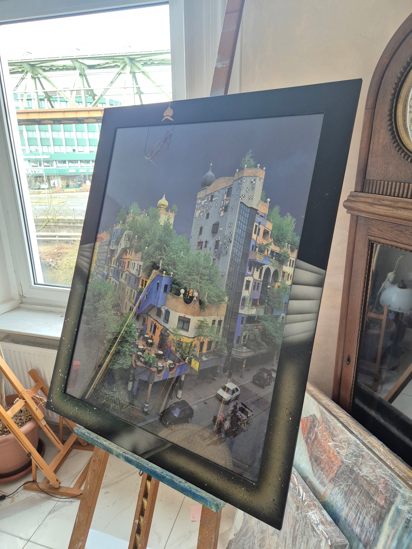 Friedensreich Hundertwasser (1928-2000) Fotografie Kunstdruck 76x57cm