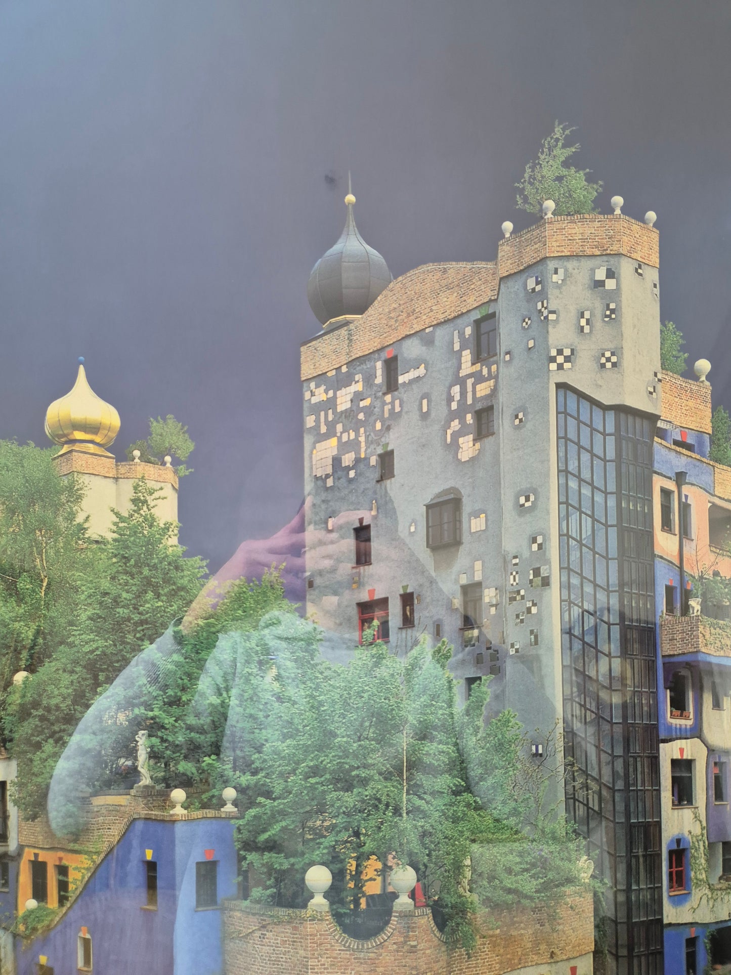 Friedensreich Hundertwasser (1928-2000) Fotografie Kunstdruck 76x57cm