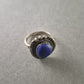 Vintage Silberring mit Lapislazuli