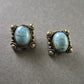 Antike Silber-Ohrclips mit Türkis – Exklusive Handwerkskunst