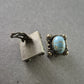 Antike Silber-Ohrclips mit Türkis – Exklusive Handwerkskunst
