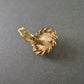 Eleganter Vintage-Clip-Ohrring – Goldfarben mit funkelnden Strasssteinen