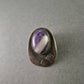 Vintage-Clip-Ohrring mit Amethyst – Zeitlose Eleganz in Silber