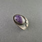 Vintage-Clip-Ohrring mit Amethyst – Zeitlose Eleganz in Silber