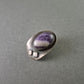 Vintage-Clip-Ohrring mit Amethyst – Zeitlose Eleganz in Silber