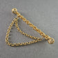 Vintage Brosche mit goldenen Ketten Edler Schmuck im filigranen Design