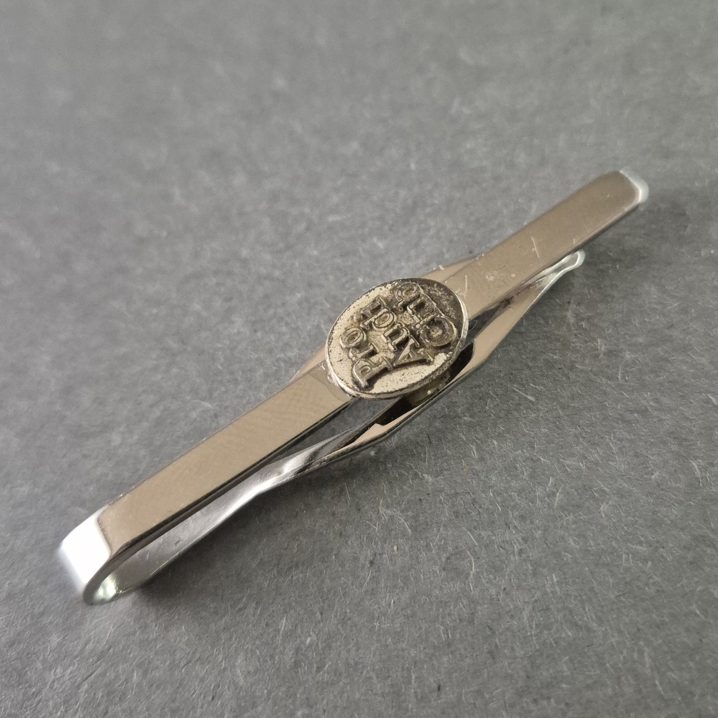 Edle 925 Silber Krawattenklammer – Klassisches Design mit Gravur