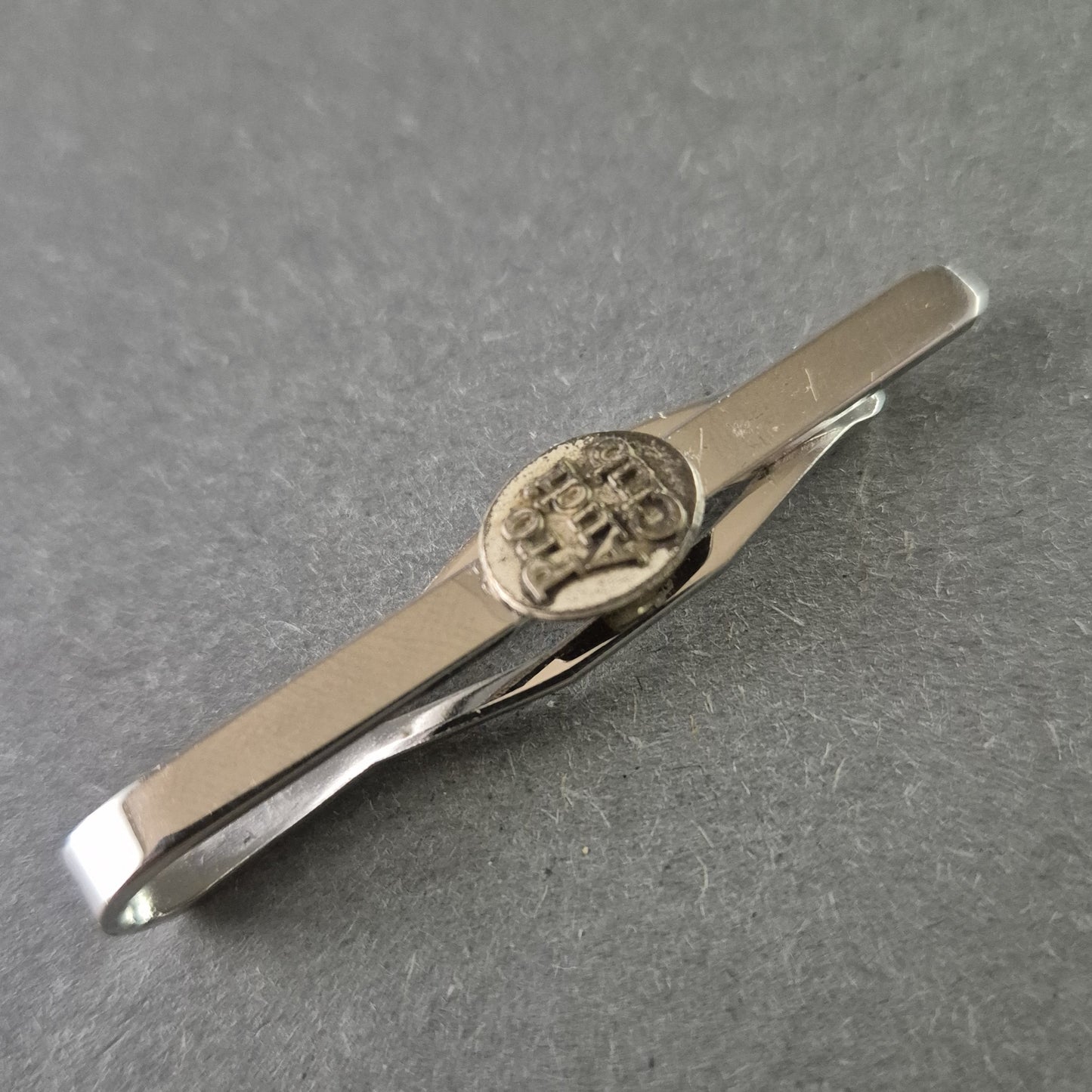 Edle 925 Silber Krawattenklammer – Klassisches Design mit Gravur