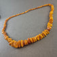 Vintage Bernstein-Halskette mit Natursteinen – Einzigartiger Blickfang