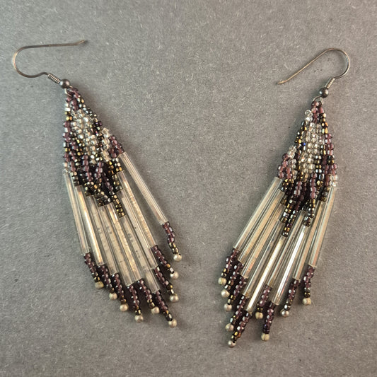 Vintage-Perlenohrringe im filigranen Ethno-Stil