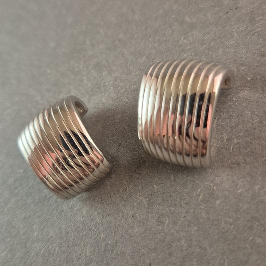 Pierre Lang Vintage-Clip-Ohrringe in Silberoptik