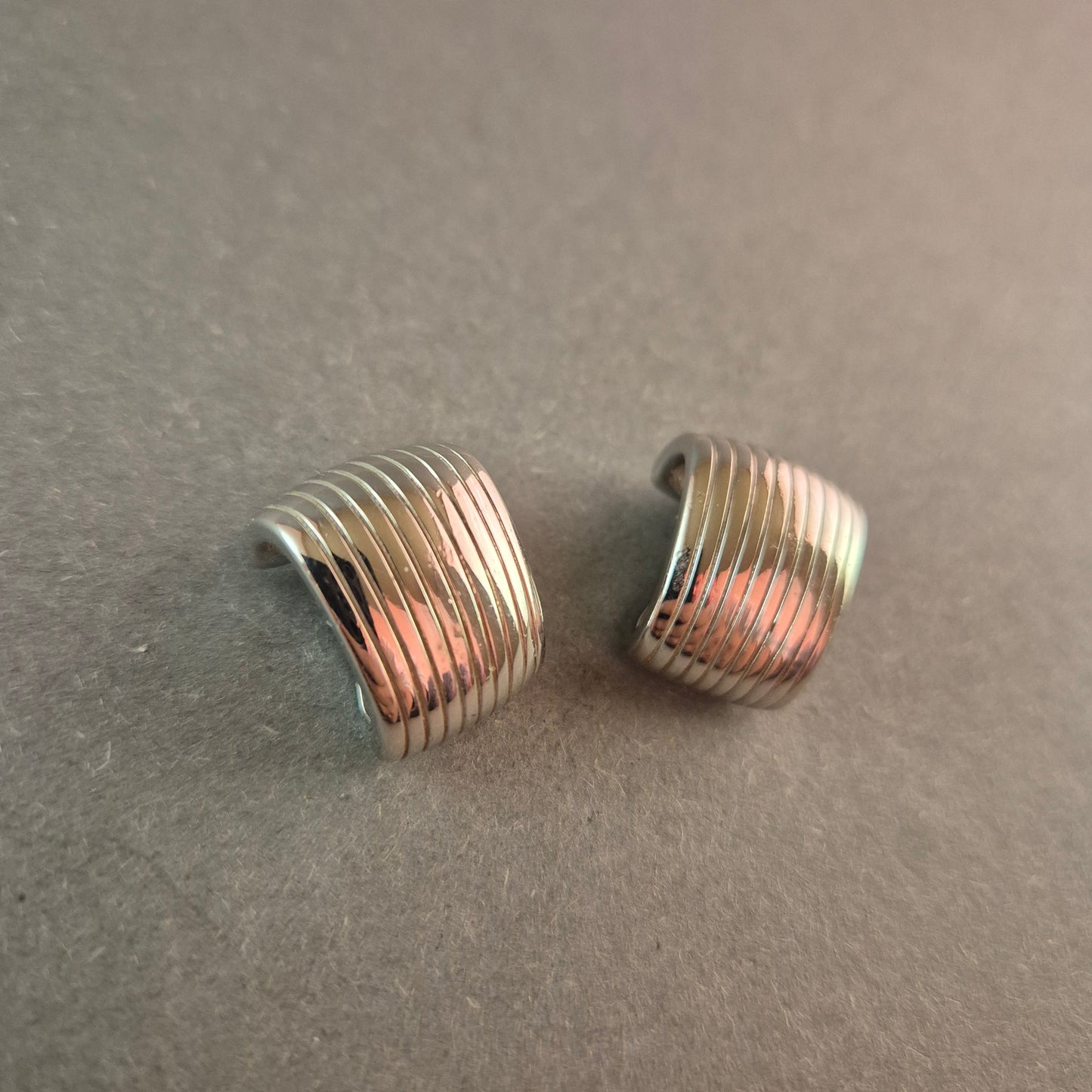 Pierre Lang Vintage-Clip-Ohrringe in Silberoptik