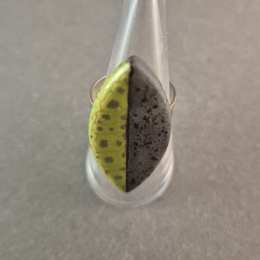 925 Silberring mit handgefertigtem Design Kunstvolles Statement-Piece