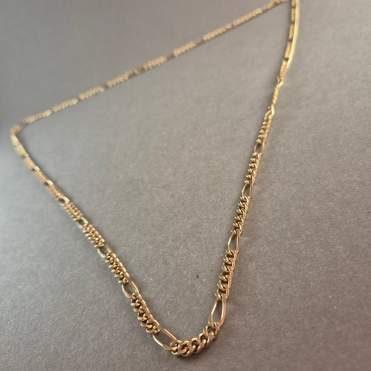 Vergoldete Figarokette – Zeitlose Eleganz für Herren & Damen