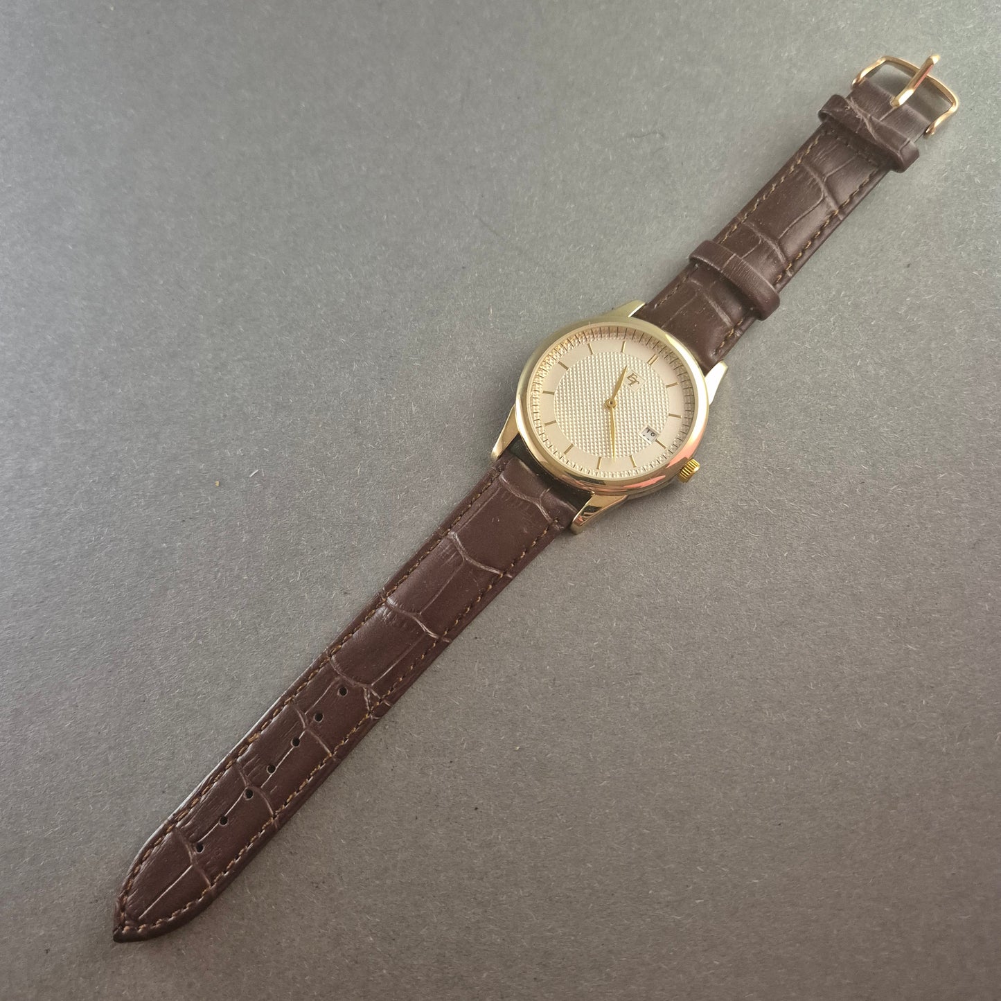 Elegante ET Armbanduhr – Klassisches Design mit Lederarmband