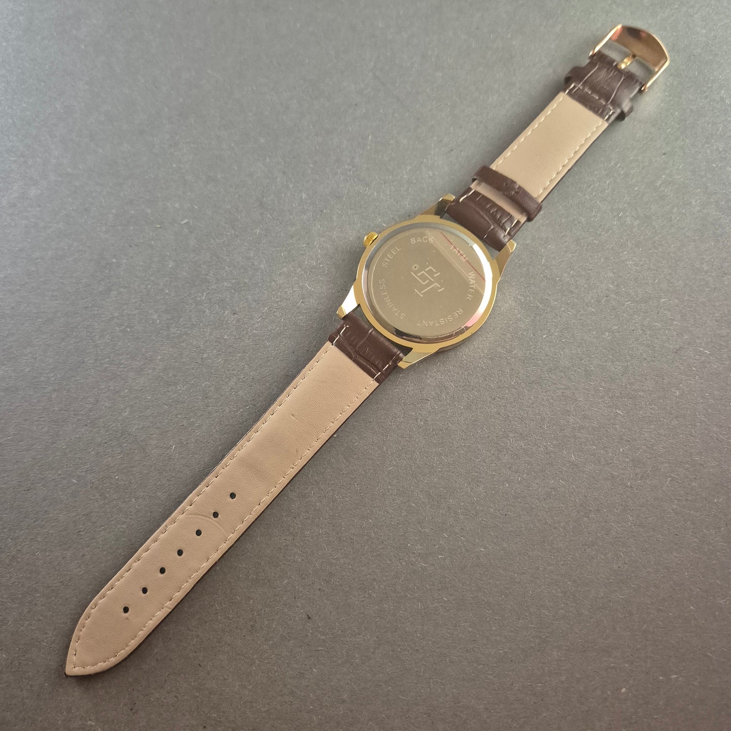 Elegante ET Armbanduhr – Klassisches Design mit Lederarmband