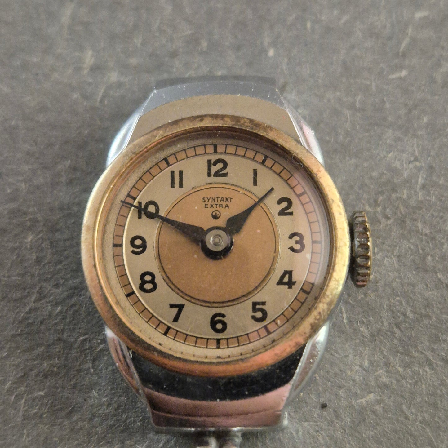 Vintage Syntakt Extra Krankenschwesteruhr – Klassischer Retro-Stil