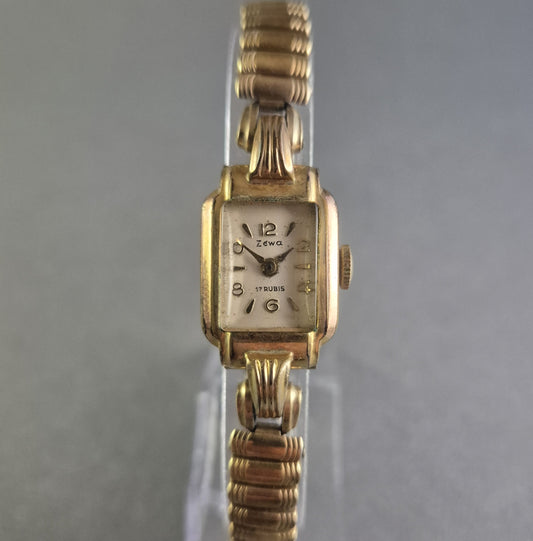 Vintage Zewa Damenarmbanduhr – Eleganter Klassiker mit mechanischem Uhrwerk