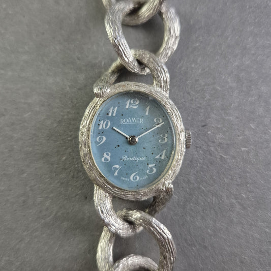 Elegante Roamer Boutique Damenarmbanduhr – Vintage-Stil mit kunstvollem Armband