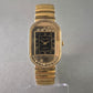 Elegante Check Point Damenarmbanduhr – Goldfarben mit funkelnden Steinen