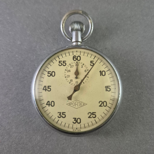 Vintage Sportex Stoppuhr – Präzision aus der Schweiz