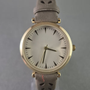 JG Damenarmbanduhr – Schlichtes Design mit Lederarmband