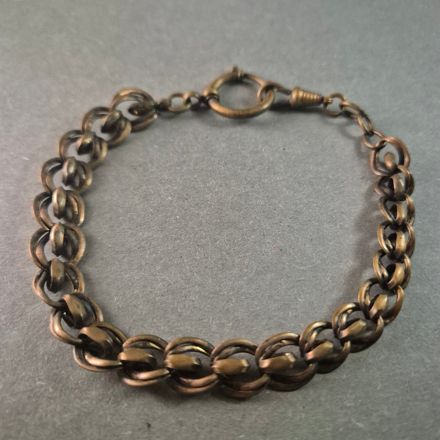 Vintage Herrenarmband aus Messing – Robustes Design mit Antik-Patina