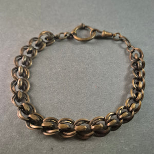 Vintage Herrenarmband aus Messing – Robustes Design mit Antik-Patina